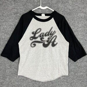 Lady A. Antebellum Tour Concert T Shirt Retro Baseball Tee 3/4 Sleeves‎ M UNISEX